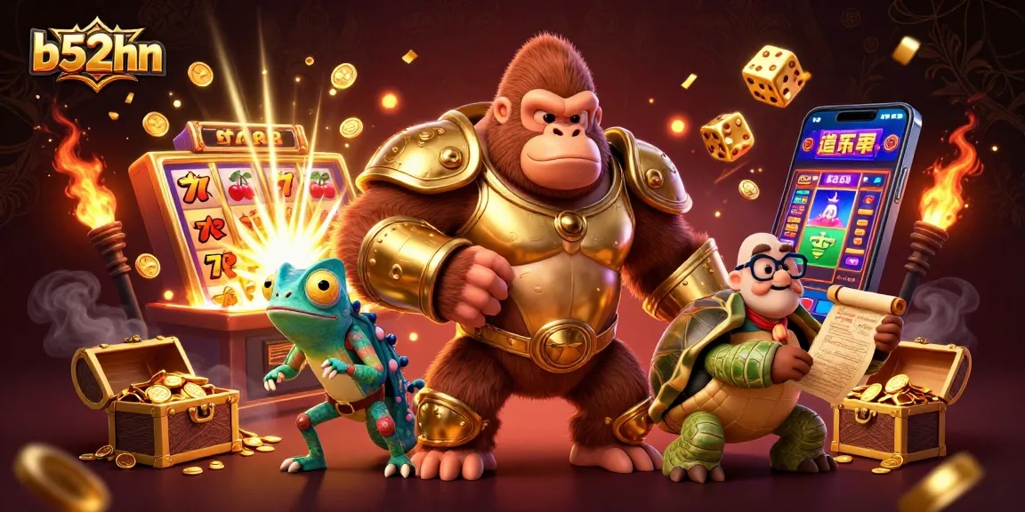 Engage with thrilling casino adventures at b52hn, featuring dynamic characters and vivid gaming elements.
