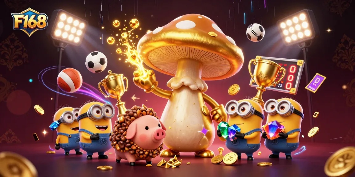 Experience thrilling gaming with F168 where magical treasures and sports combine in an exhilarating scene.