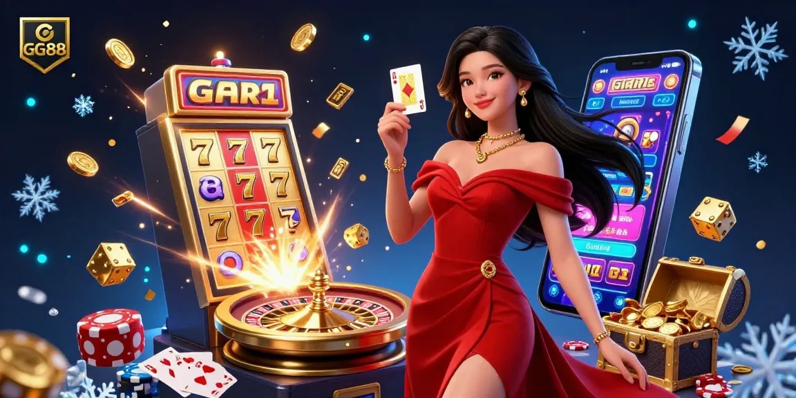Experience the excitement of GG88 with stunning visuals of casino games and dynamic jackpots.