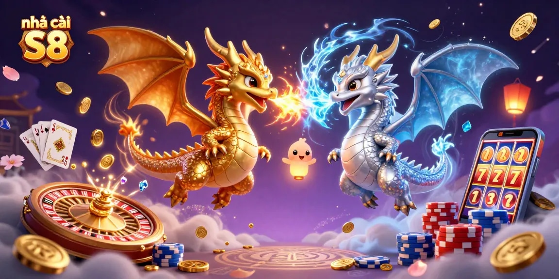 Experience thrilling gameplay with nhà cái S8, featuring vibrant casino elements and dynamic characters.