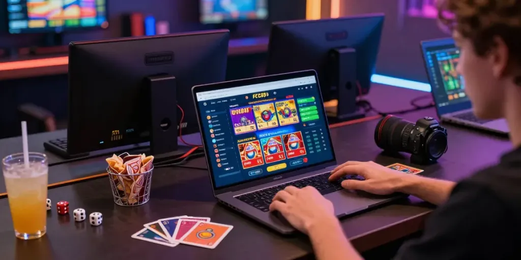 Engaging user on https://fc88v1.com/ enjoying an exciting online gaming experience.