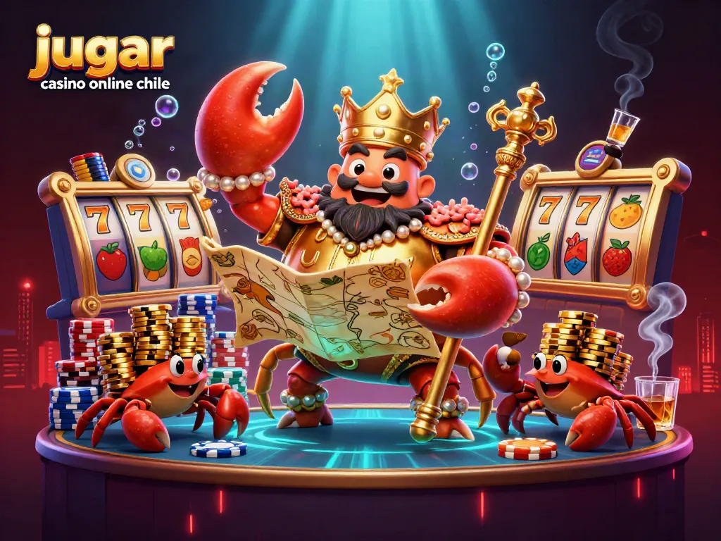 Disfruta jugar casino online chile con un cangrejo real en un entorno de lujo y elementos de casino emocionantes.