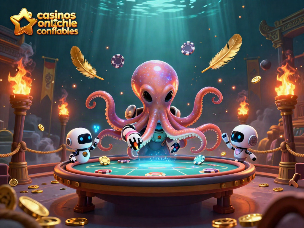 Explora casinos online chile confiables con aventuras intergalácticas en un juego holográfico vibrante.