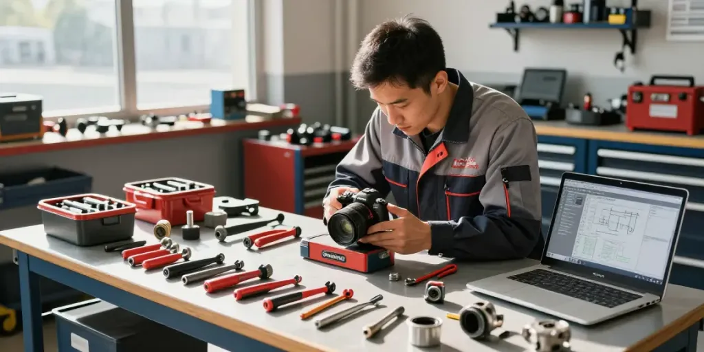 Promoción del Black Friday Stahlwille con herramientas de alta calidad en un taller automotriz.