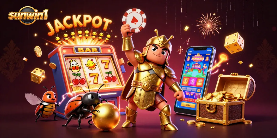 Join the thrilling adventure with sunwin1 as a hero insect conquers the casino realm!