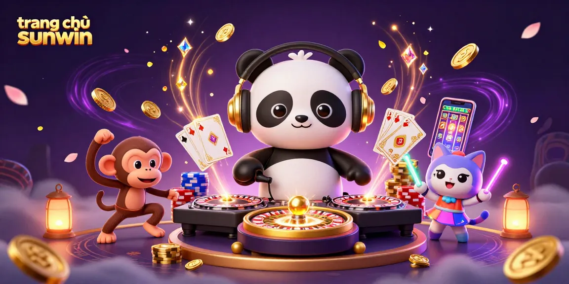 Experience thrilling excitement at trang chủ sunwin with lively casino characters and vibrant gaming elements.