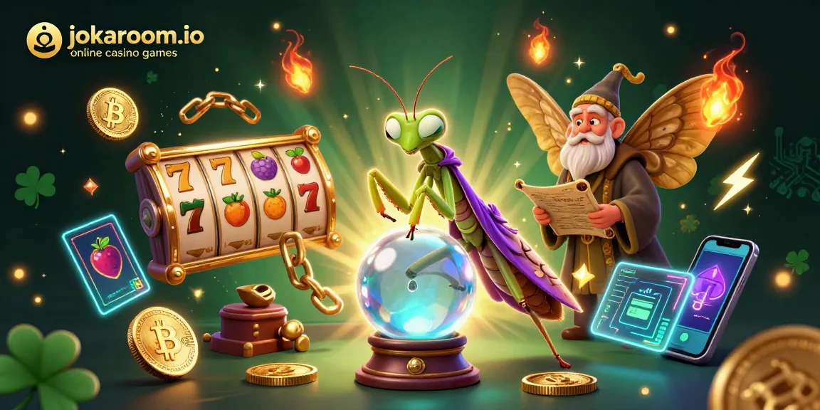 Experience thrilling jokaroom.io online casino games with vibrant slot elements and magical characters in action.